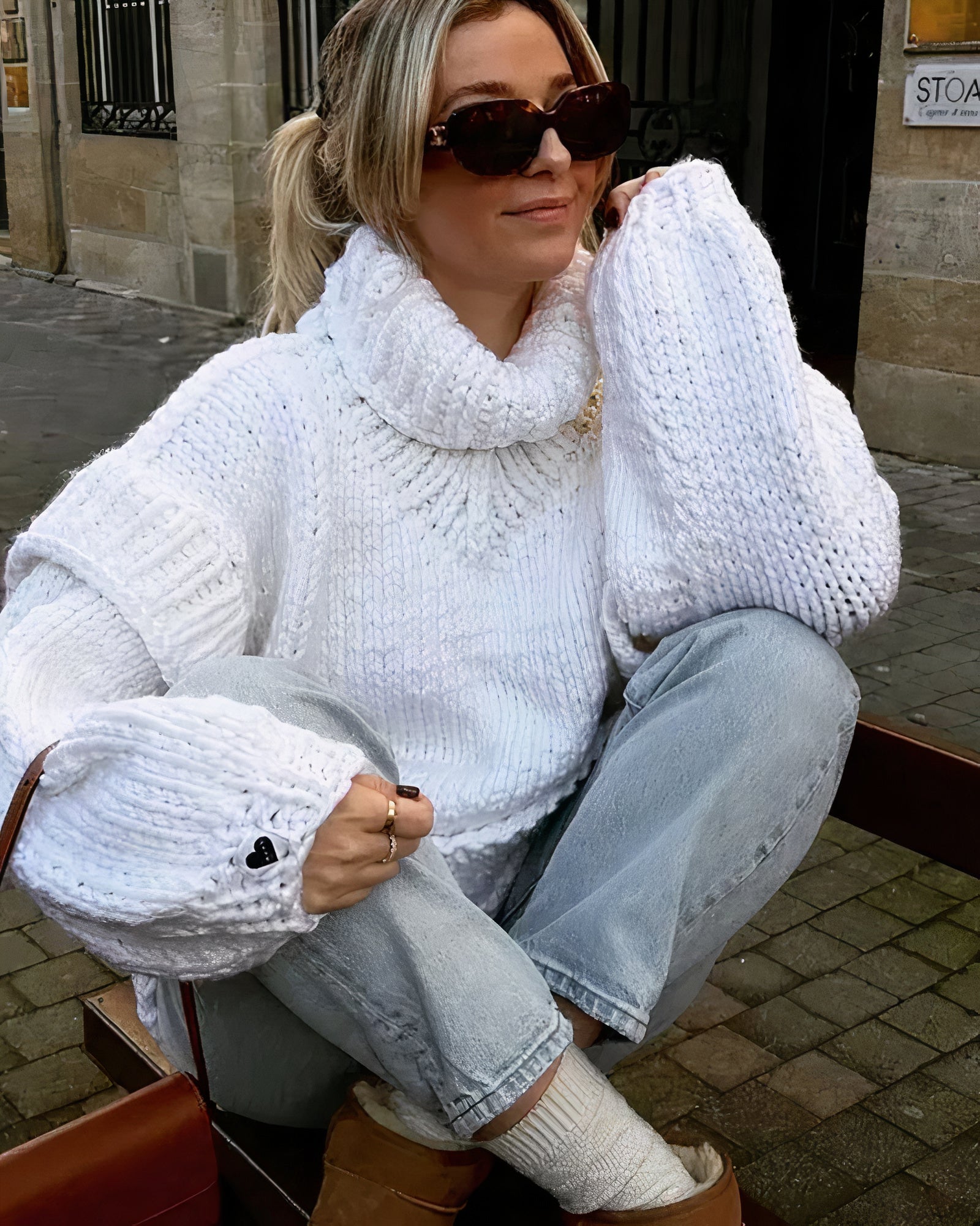 Trinidad Aesthetic Fashionable Knit Sweater Dress for Women Designer Edit
