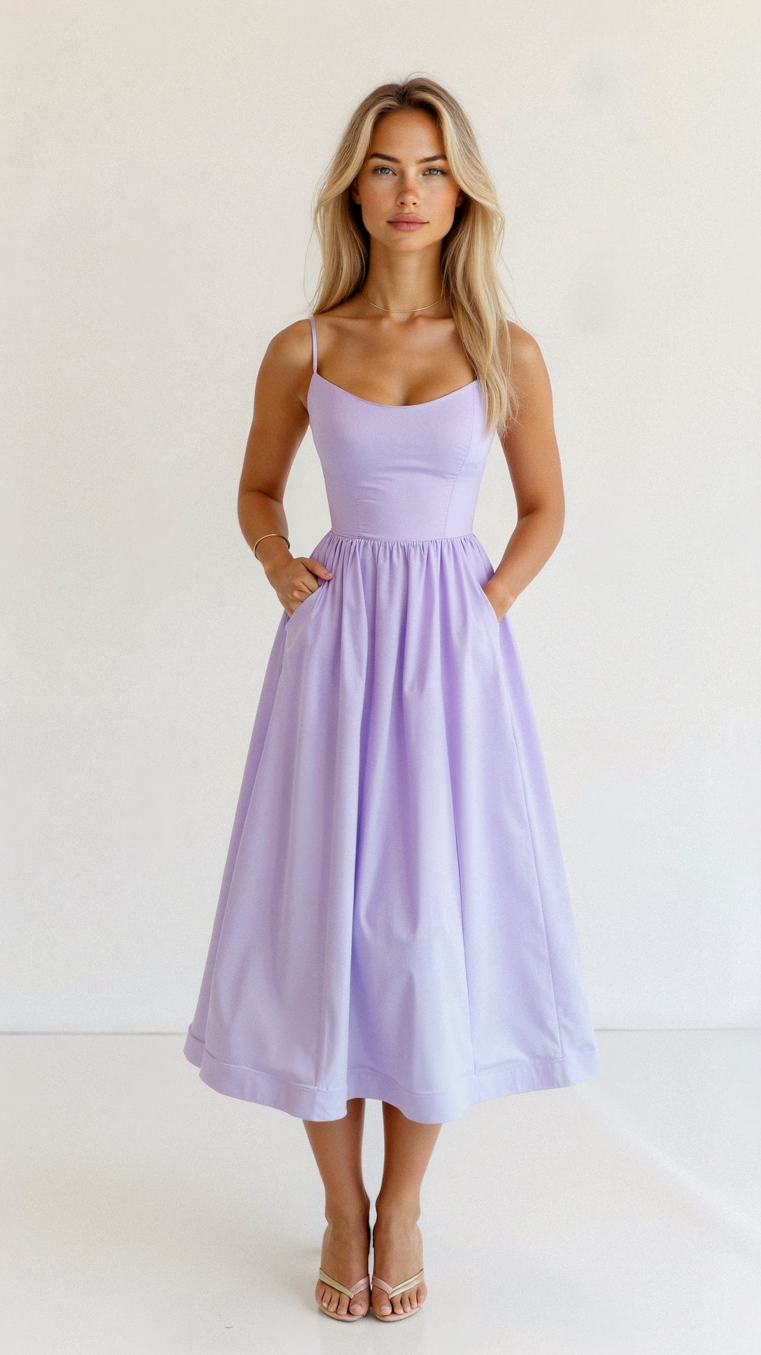 Mia Premium Off the Shoulder Midi Dress Elevated Occasion Wear