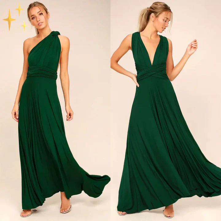 Eliana Statement Wrap Dress Premium Wardrobe Essential