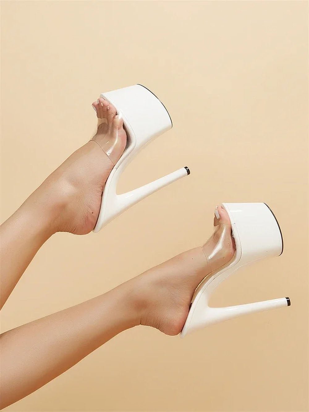 Myla Slipper Thin High Heel