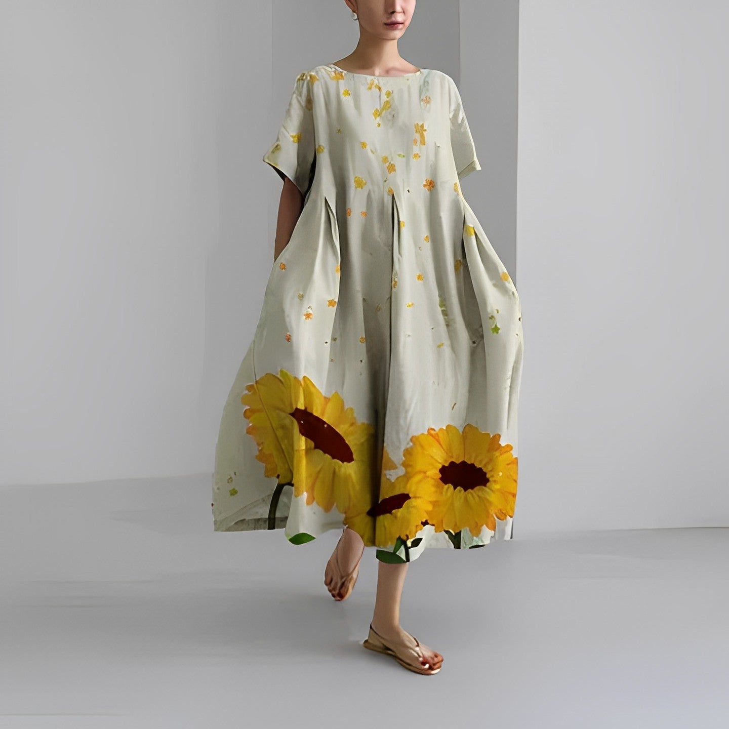 Isabelle Luxe Women's Floral Boho Maxi Dress Designer Edit