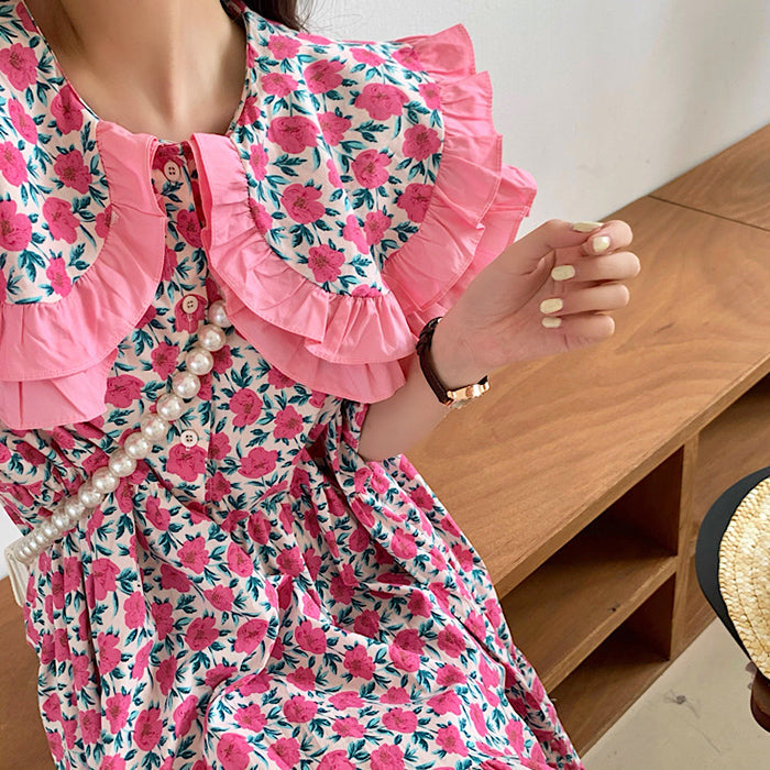 Secret Garden Collar Floral Dress