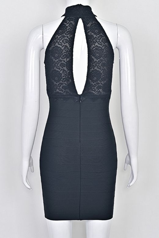 Quinn Bandage Mini Dress - Classic Black (Sale)