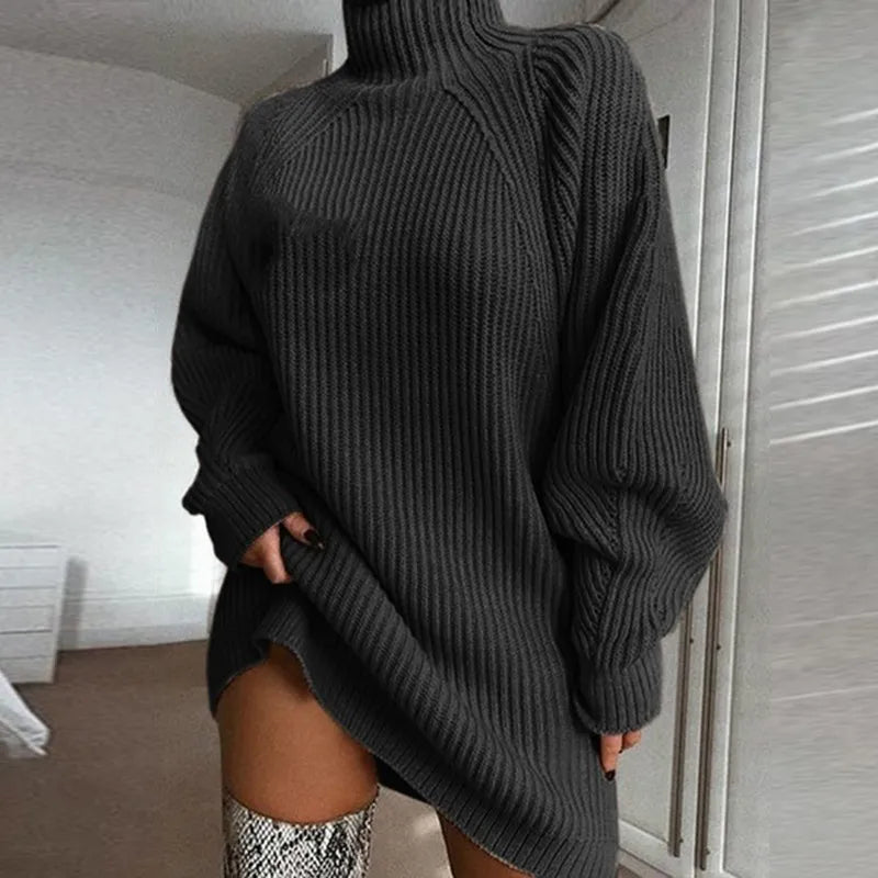 Viviana Statement Turtleneck Dress Boutique Collection