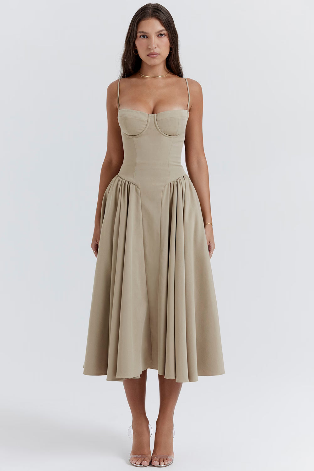 Lory Elegant Midi Dress