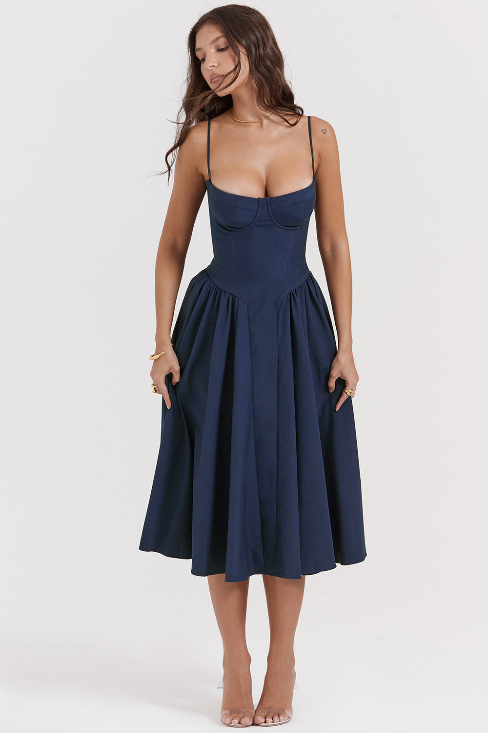 Lory Elegant Midi Dress