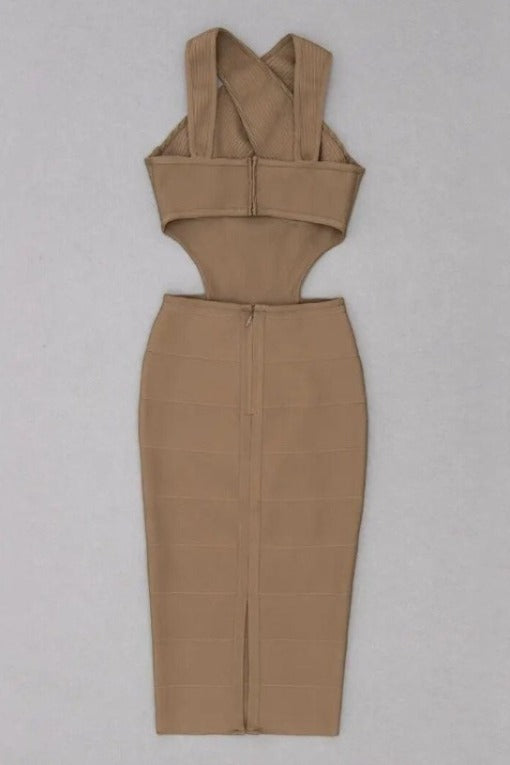 Sasha Bandage Midi Dress - Classic Black (Sale)
