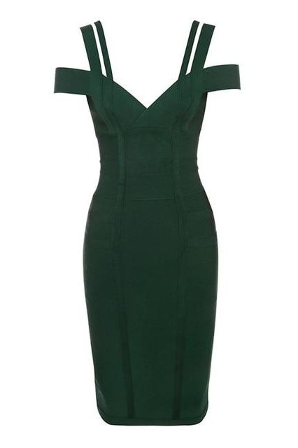 Sia Bandage Dress - Emerald Green (Sale)