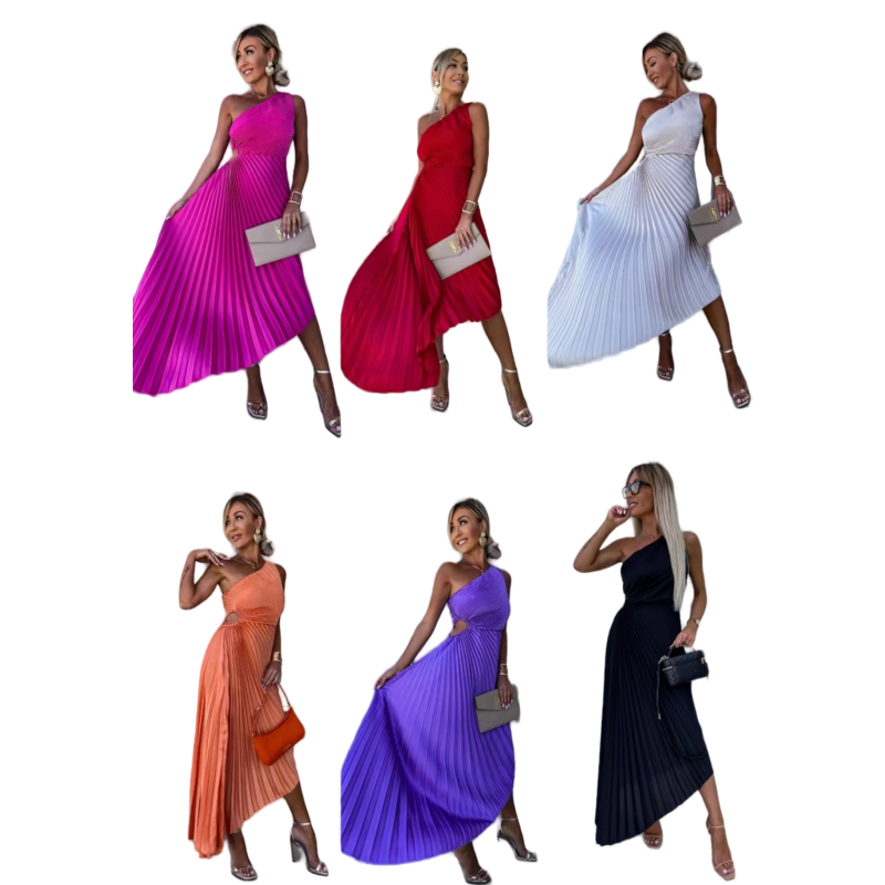 Amira Aesthetic Maxi Dress with Hemstitch Premium Wardrobe Essential