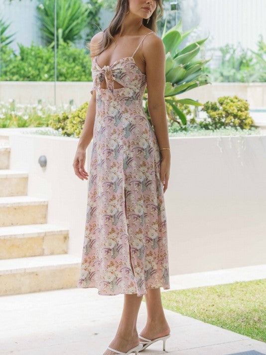 Sling Split Dress