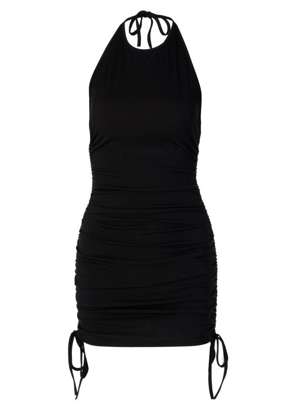 Side Drawstring Vest Dress