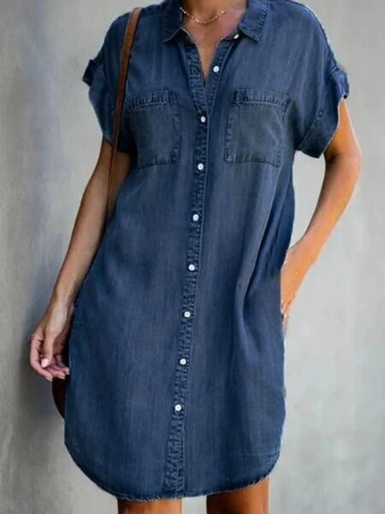Angelines Relaxed and Timeless Summer Dress for Women Easy Wear Style