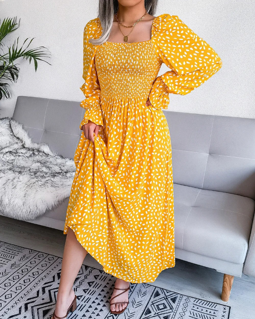 Amalia Casual and Stylish Summer Dress for Women Smart Casual Outfit