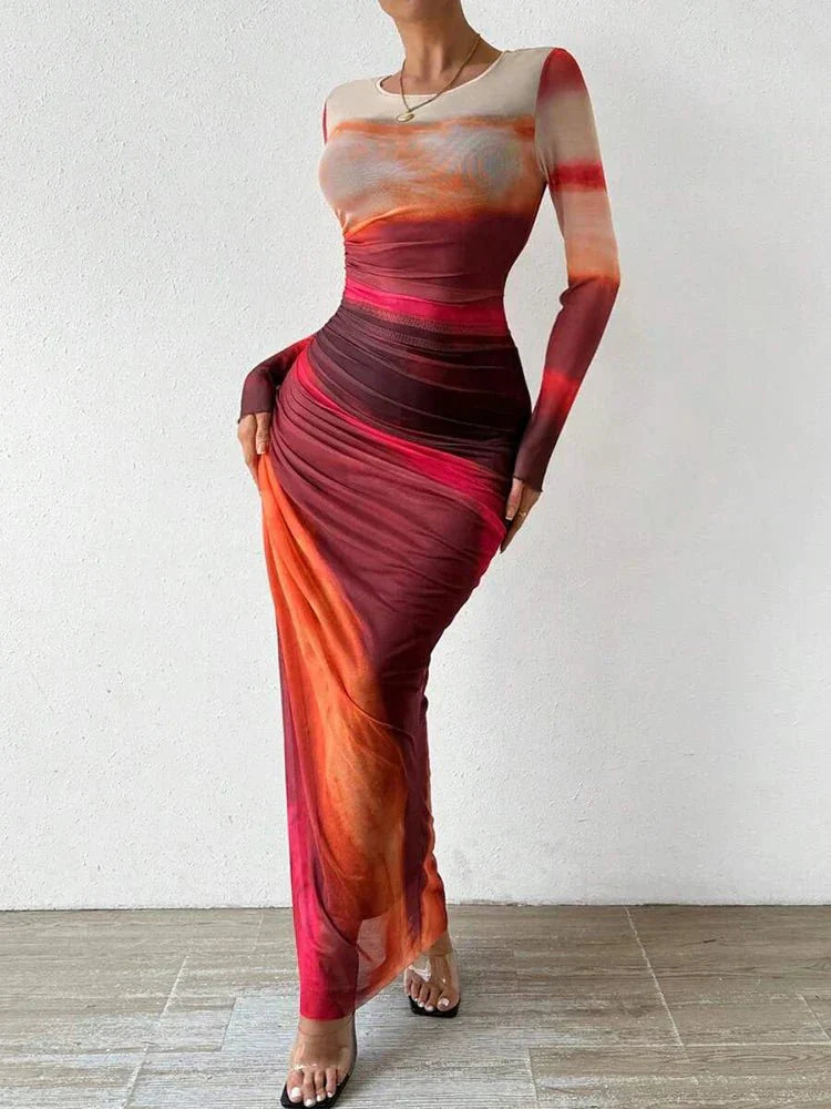 Aldara Stylish Maxi Dress for Women Soft Comfortable Fit