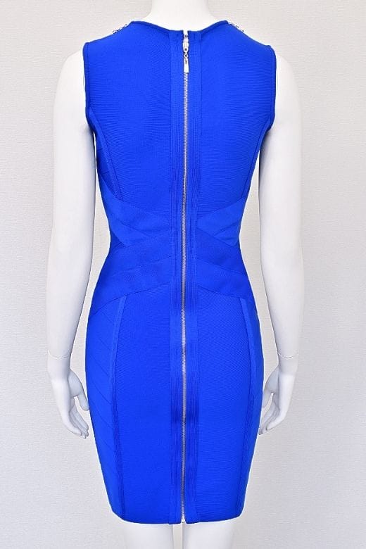 Vivian Bandage Dress - Royal Blue