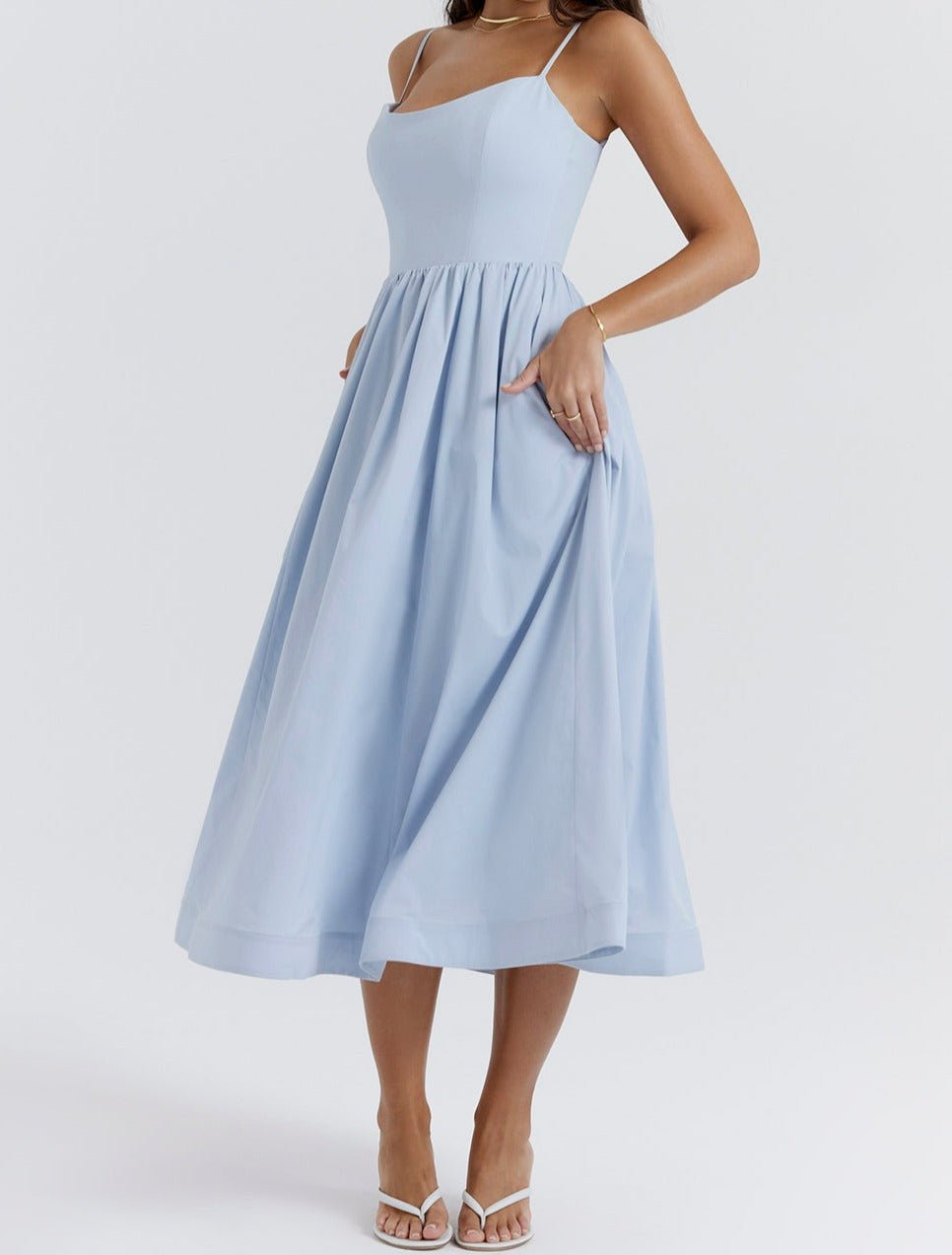 María José Elegant Sleeveless Dress for Women Date Night Outfit