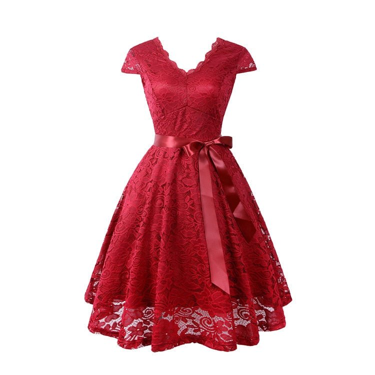 Luisa Chic Midi Party Dress Elevated Occasion Wear