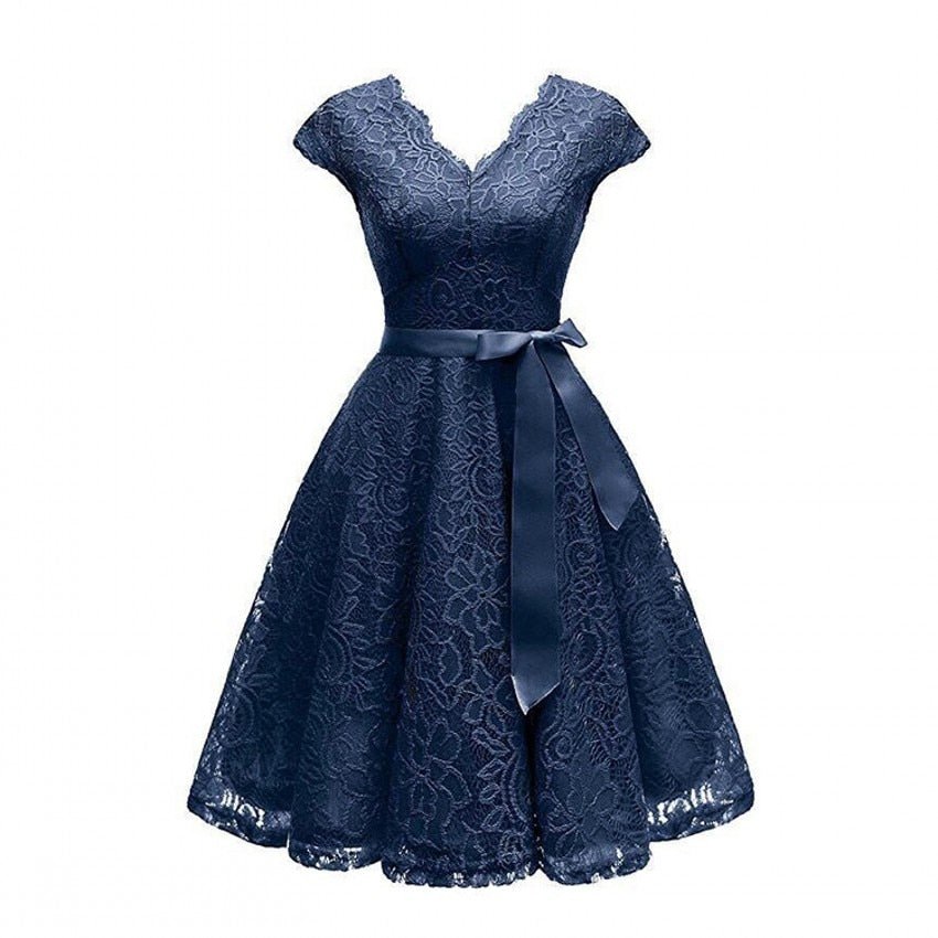 Luisa Chic Midi Party Dress Elevated Occasion Wear