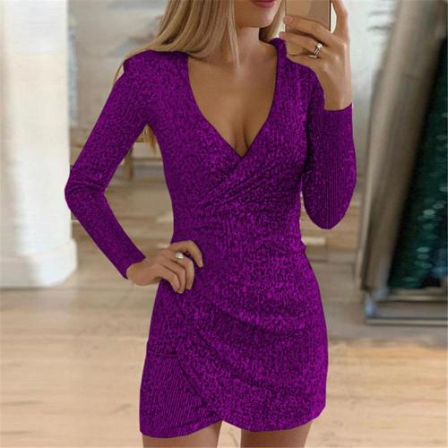 Urban Isabel Glittery Wrap Dress Dress for Modern Fashion Wear