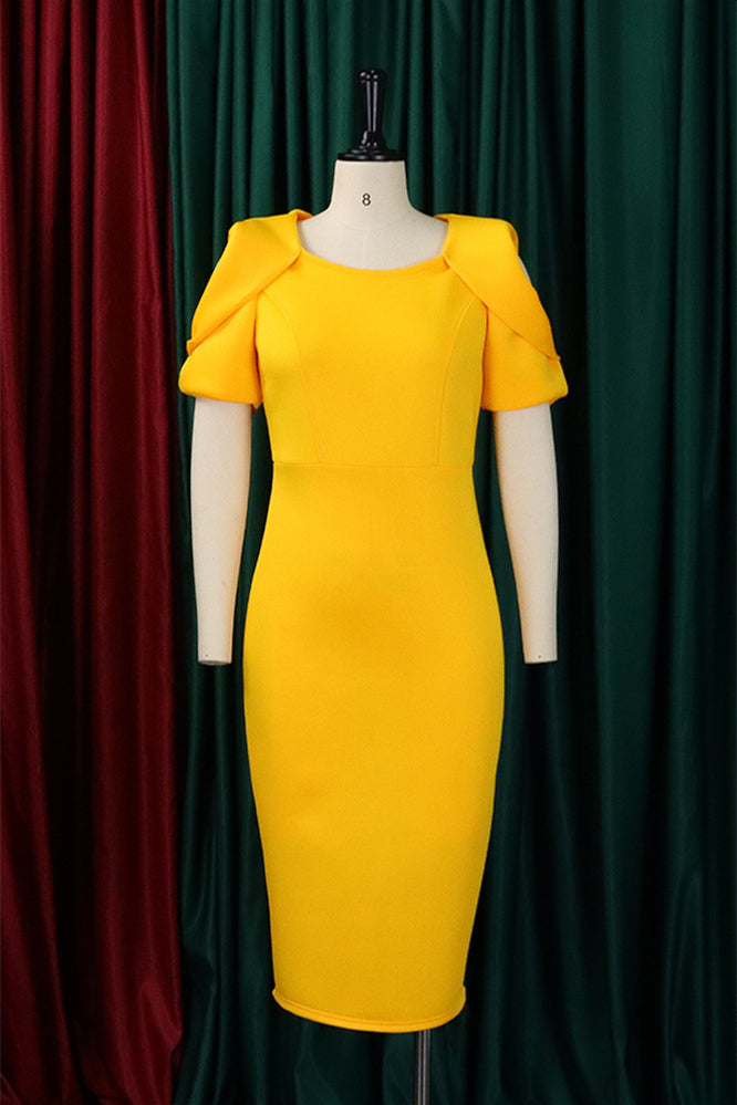Wrap Hip OL Temperament Pass Dress