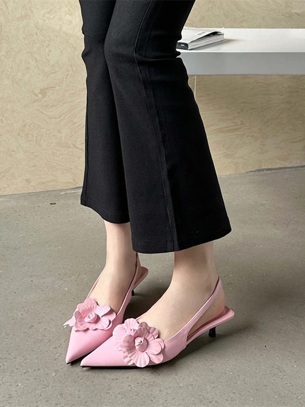 Wren Toe Thin Low Heel