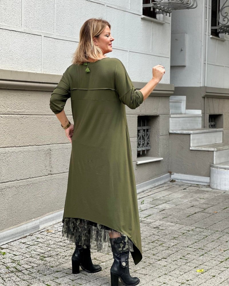 Aída Aesthetic Elegantes Tunic Dresses Chic Silhouette Collection