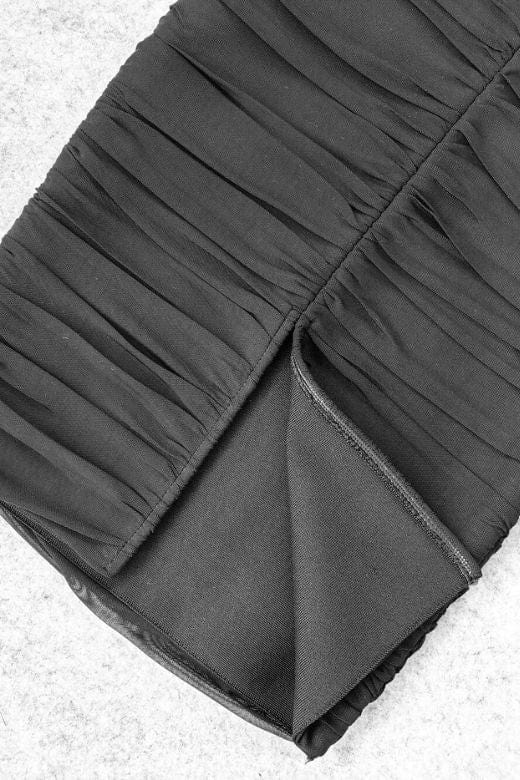 Zia Bodycon Wrap Dress - Classic Black (Sale)